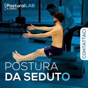 postura seduto permette — La postura da seduto permette un allineamento assiale efficace ed assolutamente controllato