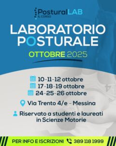 aperte iscrizioni edizione — NUOVO CORSO | OTTOBRE Sono aperte le iscrizioni per una nuova edizione del corso Postural Lab,il